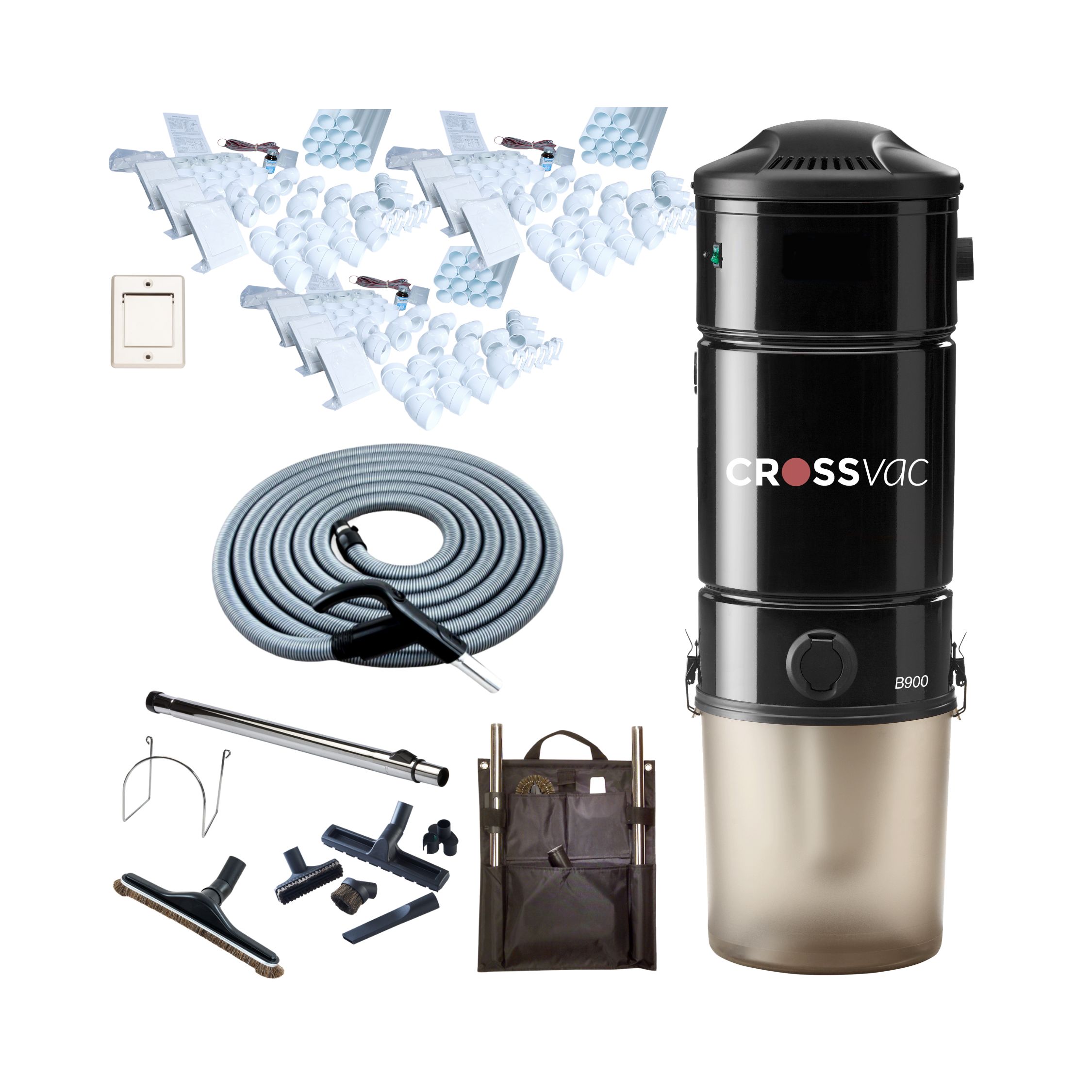 crossSetXLB900 Set di Aspirazione Centralizzato X-Large B900