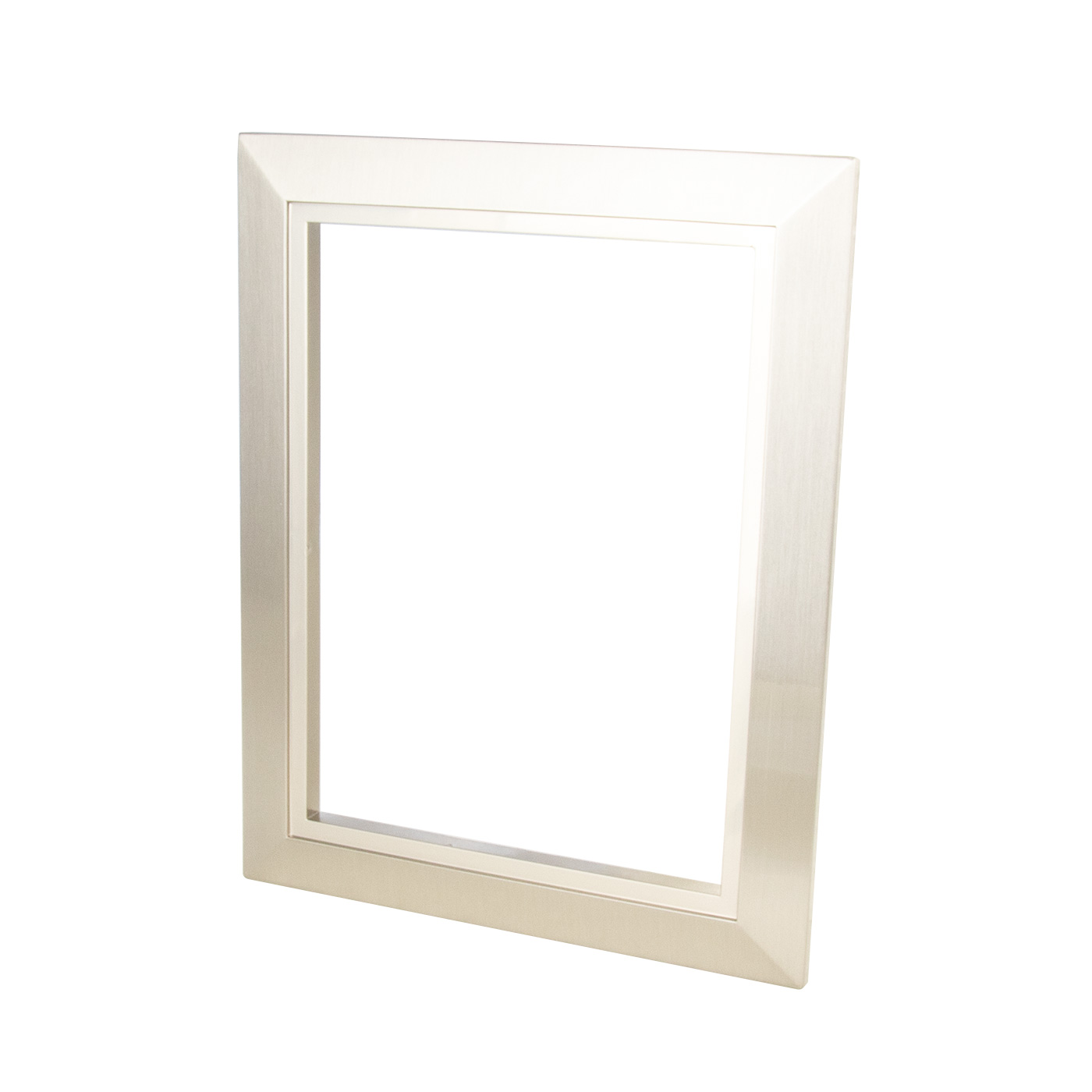 abdeckrahmen-deco-edelstahloptik Telaio di copertura rettangolare per ingresso a parete rivestito DECO